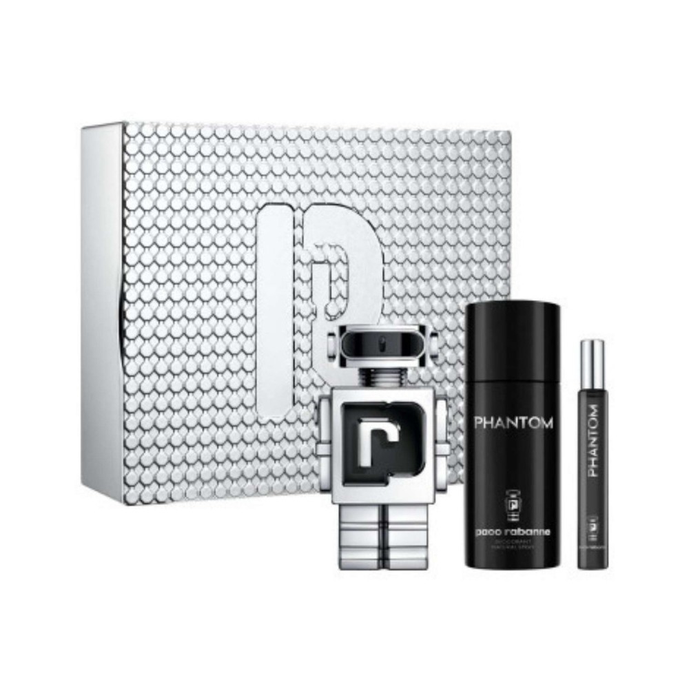 Paco Rabanne Phantom Dotted set EDT 100ML+EDT 10ML+Deodorant 150ml (For Men)