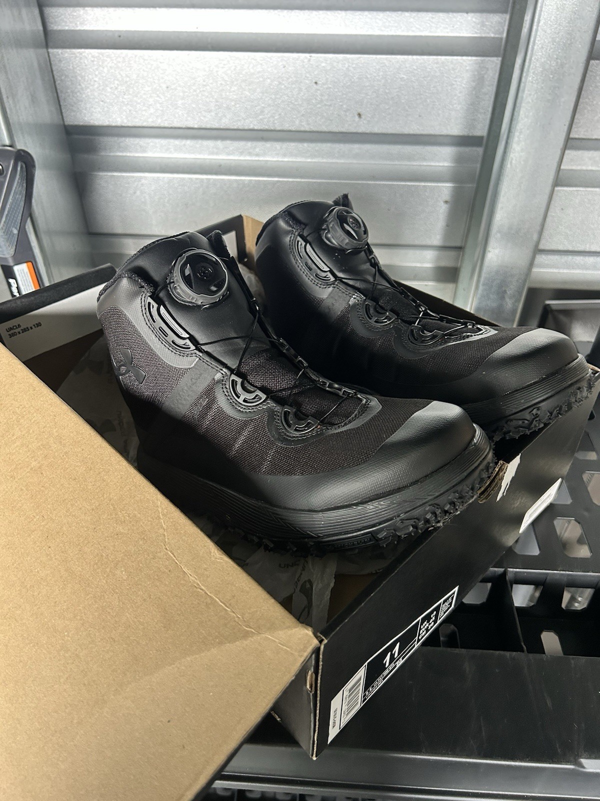 Men's Under Armour Fat Tire BOA Tactical Boots - Black, Rare Find