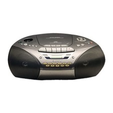 Sony CFD-S350 CD Cassette Boombox Radio AUX Tested Tape Speed Issue Read