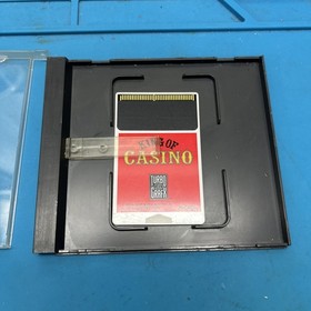 KING OF CASINO - TurboGrafx 16 Game / Case Included Tested Working Authentic