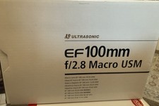 Canon EF 100mm F/2.8 USM Macro Telephoto Lens NIB
