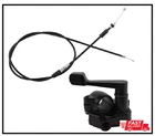 7/8'' Thumb Throttle Kit with Cable - Aluminum for 50-250cc ATV & Mini Bike