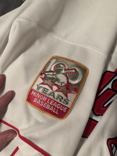 Russell Athletic Burlington? Indians #37 Jones 2001 Baseball Trikot 48 weiß - Bild 9 von 22