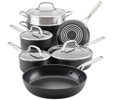 KitchenAid Nonstick Pots and Pans Set 11pcs NO IMPORT FEES