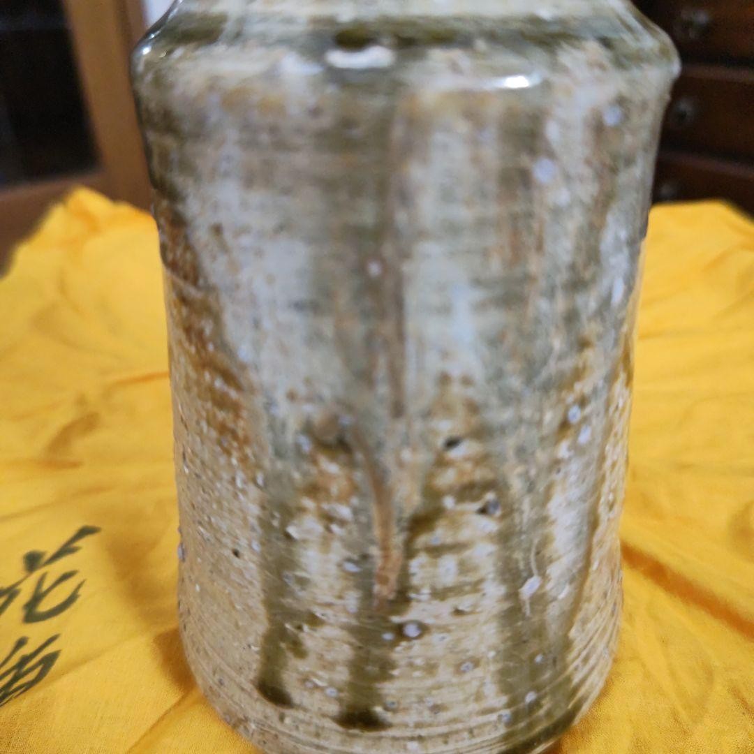 Yasuhara Yoshitaka Red Camellia Tea Pot 5cm x 21cm Ceramic Used