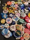 Vintage 1970’s 80’s Pinback Button Huge Lot Of 100+ Advertising Sports Etc — photo 2