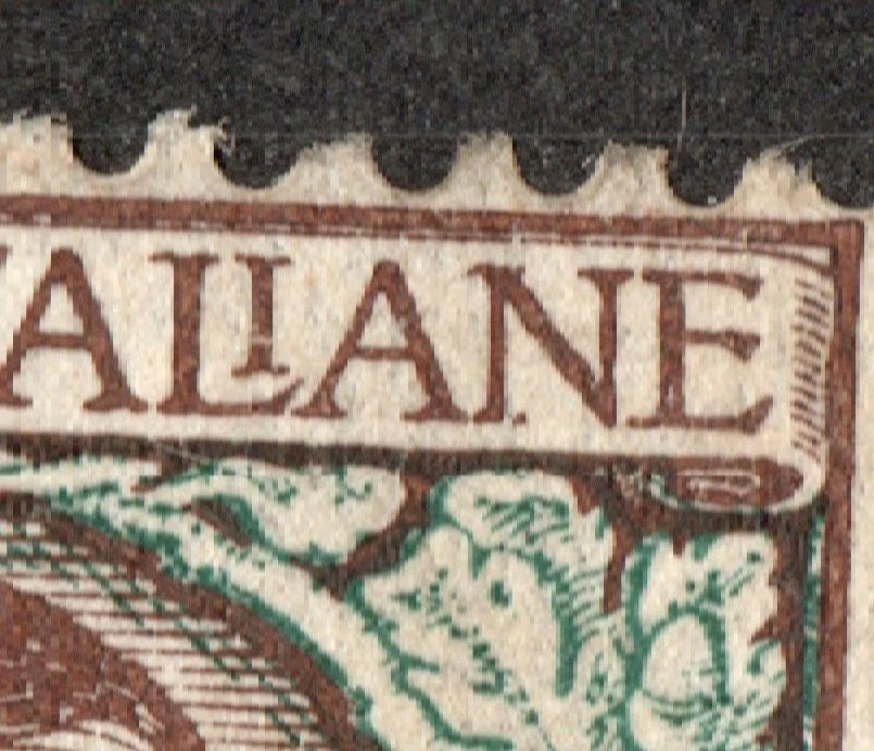 Italien PLATTENFEHLER , plate ERROR