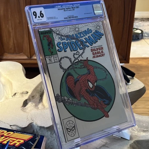 Amazing Spider-Man #301 CGC 9.6 Iconic Todd McFarlane Cover - White Pages