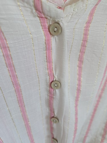 Papaya Summer Top- Size 10, Straps, Sleeveless, Button Front, Tie (224) - Picture 3 of 12