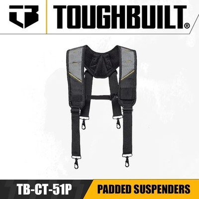 ToughBuilt TB-CT-51P GelFit gepolsterte Hosenträger für Werkzeuggürtel