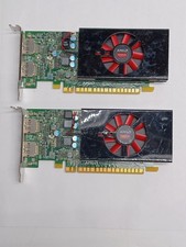  LOT OF 2 Dell AMD Radeon R7 450 4GB GDDR5 2x DP, low profile graphics cards