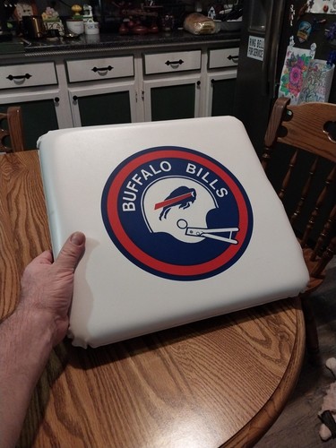 Vintage 1970s Buffalo Bills Stadium Seat Cushion Super Nice! - Picture 16 of 18