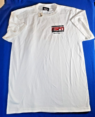 ESPN SPORTS Walt Disney Vintage White T-Shirt Men's Size Medium NEW