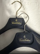 2 Brooks Brothers Navy Wide Shoulder Suit Blazer Clothes Fur Coat Hanger