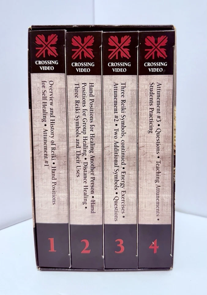 Diane Stein Essential REIKI Workshop VHS 4 Tape Set - 1998 Crossing Video - VGC - Image 4 of 4