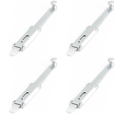 4 PACK Premium Architectural Door Bolts 300x35mm in Polished Chrome Finish -