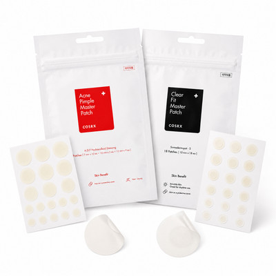 COSRX Acne Pimple Master Patch 24 + Clear Fit Master Patch 18 Hydrocolloid Set