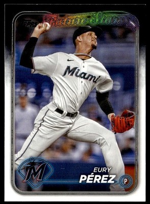 2024 Topps Eury Perez Miami Marlins #197