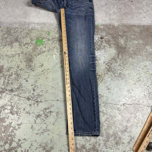 BKE Buckle Carter Straight Leg Jeans Men's Size 34XL (34x34) Blue Denim Whiskers - Picture 5 of 10