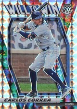2021 Panini Mosaic #WTW10 Carlos Correa Will to Win Mosaic