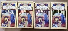 SET of 4 THE RAJ QUARTET series paperbacks by Paul Scott JEWEL IN THE CROWN +++