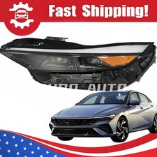 Left LED Headlight Headlamps Assembly For 2024-2026 Hyundai Elantra 92101-AA740