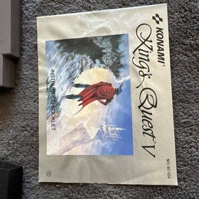 King&rsquo;s Quest V (Nintendo NES 1992) - Cartridge and Manual [TESTED]