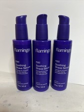 THREE BOTTLES of Flamingo Women's Post-Shave Soothing Body Serum - 5 fl oz Ea.