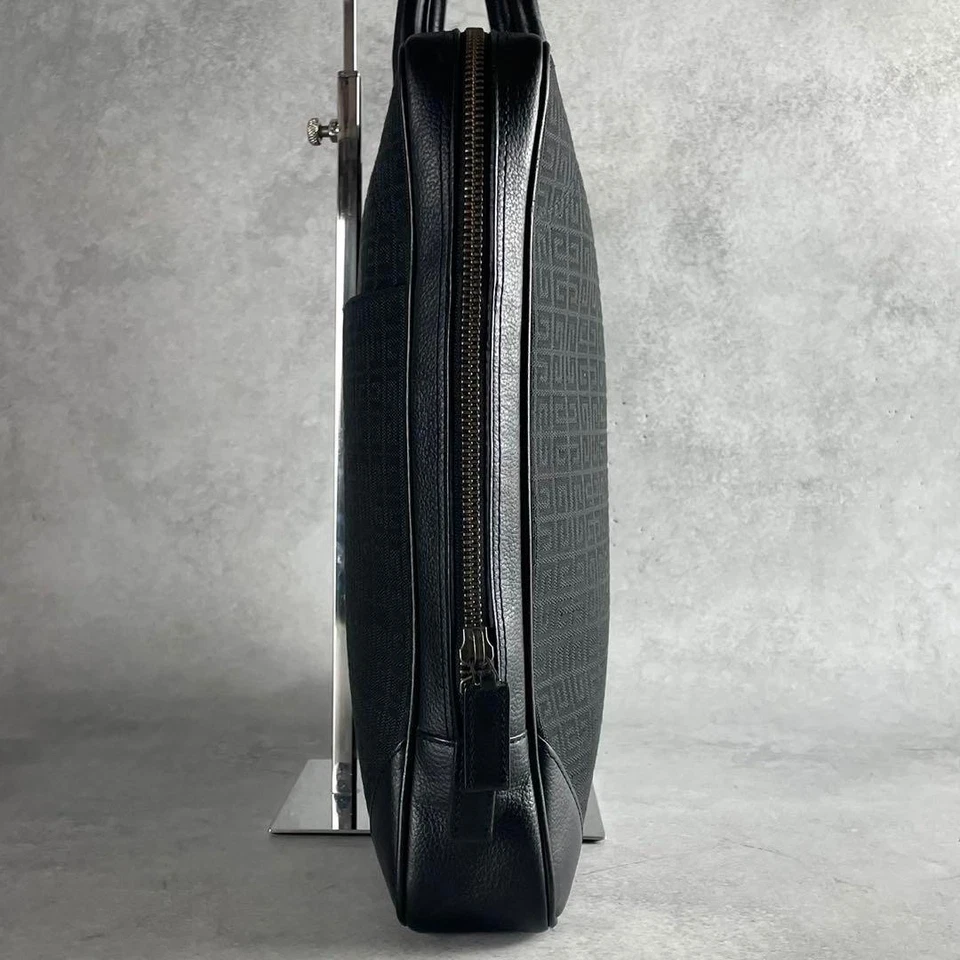 Givenchy Men's Business Bag Briefcase 4G Canvas Leather Black Free Shipping - Image 4 of 4