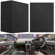 20 Pack Heavy-Duty Black Disposable Car Floor Mats 19.6x15.7 Inch Non-Slip