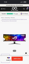 ASUS ROG Swift OLED PG49WCD 49in Curved OLED DQHD 5120x1440 144Hz