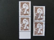 France 2025 - Neuf/Oblitéré - Y&T 5867 Paire 0,10€ Marianne de l'Avenir (gommé)