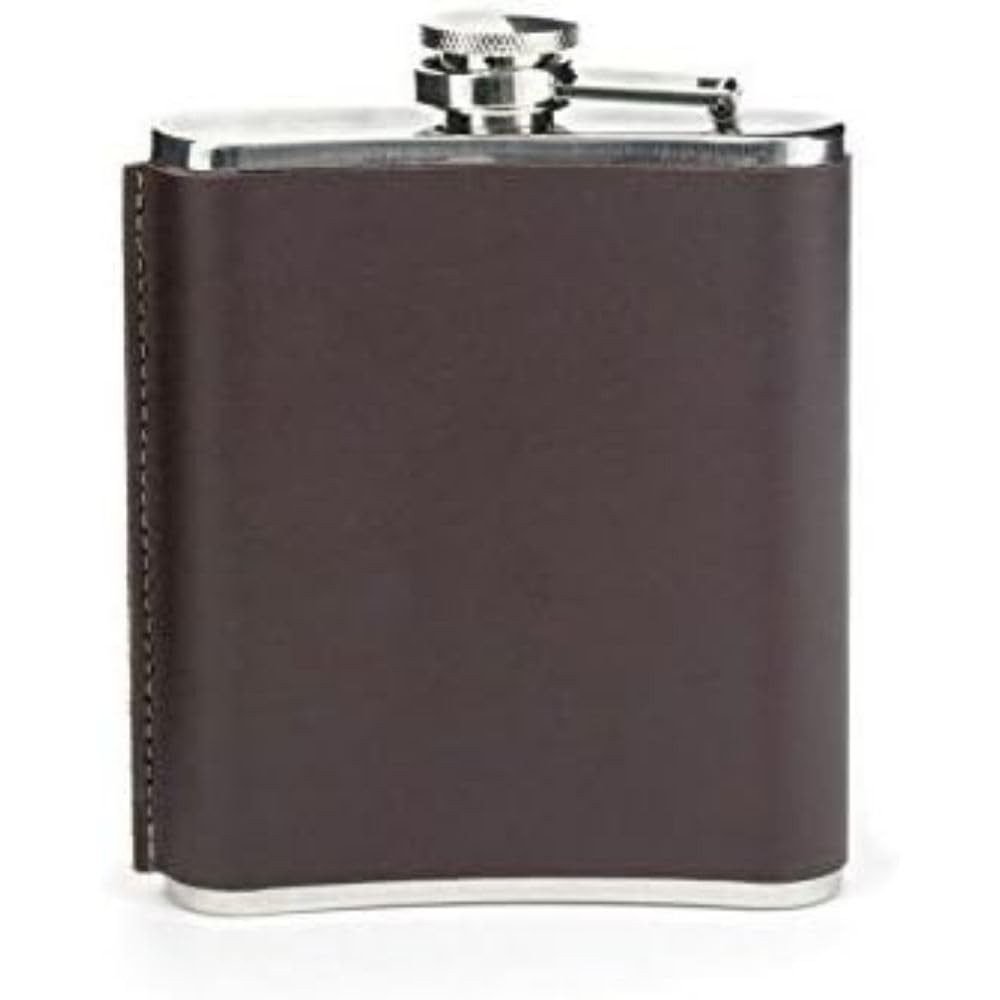 Кожаная набедренная фляжка KIKKERLAND весом 7 унций среднего размера 5290₽