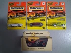 Vintage Carded Matchbox Lot Of 4