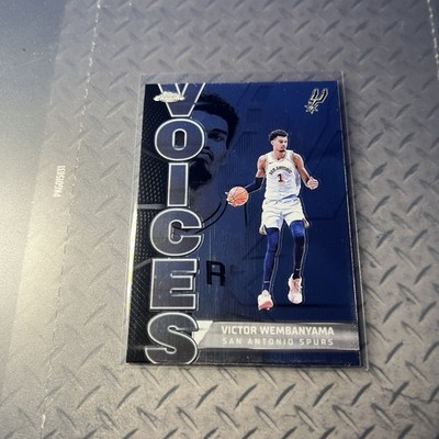 Victor Wembenyama NBA Topps Chrome Voices Insert 2025 #VS-1 Wemby