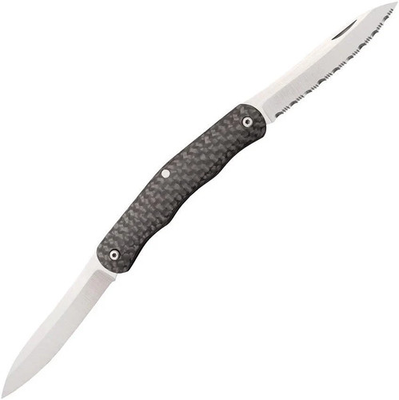 #ad Cold Steel Lucky Pen Knife Folding Pocket S35VN Carbon Fiber Handle Black EDC $94.99
