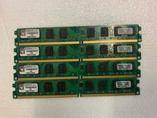 🔥 Kingston 8GB (4x2GB) DDR2 800MHz PC2-6400 CL6 240P Desktop RAM KVR800D2N6/2G