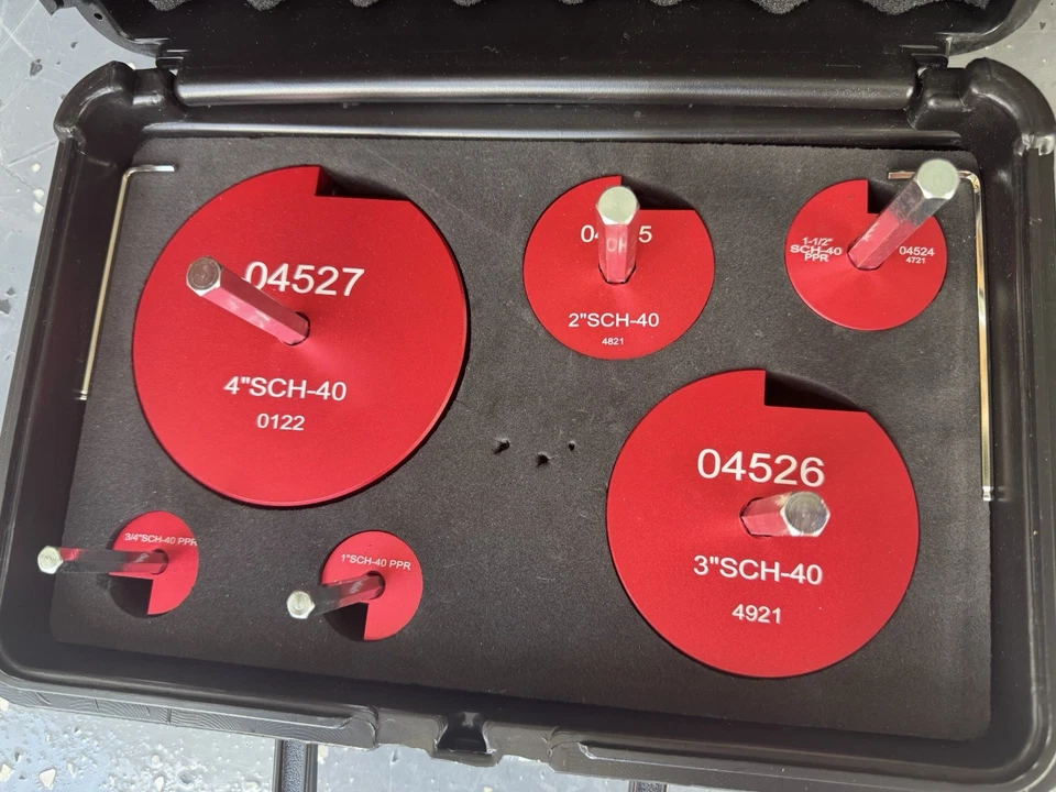 04529 for PPRK6 Plastic Pipe Fitting Reamer 6 Piece Kit for 1/2" Drills - Image 2 of 4