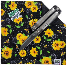 50 WAYS POCKET POCKET HANK Everyday Carry EDC Gear Black Yellow Bees Sunflowers