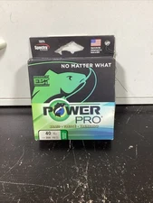 (1) POWER PRO SPECTRA BRAIDED 40lb Test  Moss Green 300lb