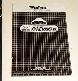 3D CRAZY COASTER (1983) Complete w/ Box ~ Vintage VECTREX Video Game