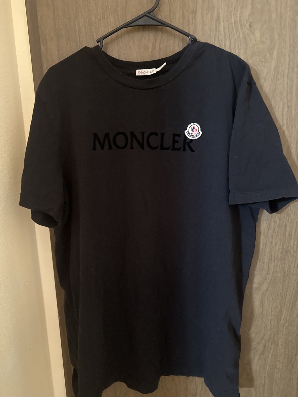 Moncler T Shirt Black 3xl