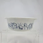 Pyrex Vintage Colonial Mist 1.5L 474-B No Lid White Blue