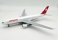 JFox JF-A330-2-001 Swissair Airbus A330-200 HB-IQA Diecast 1/200 Model Airplane