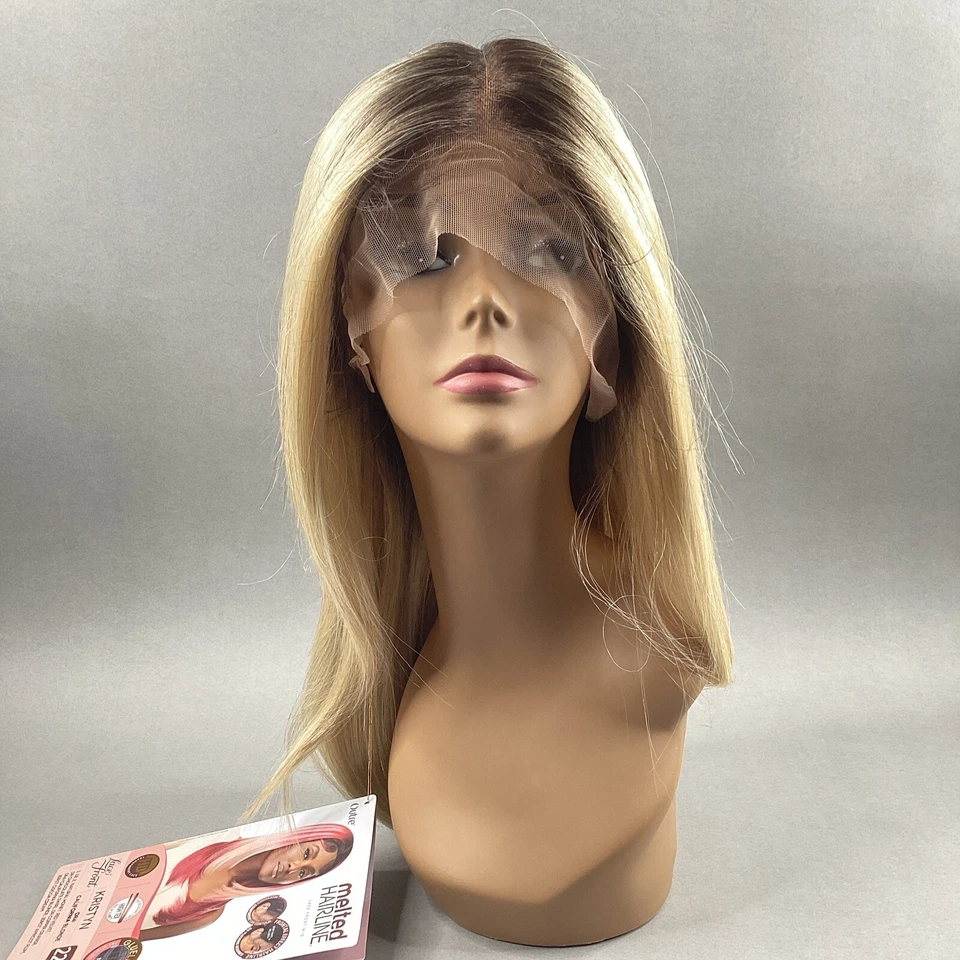 Kristyn Wig #DR4/California Blonde Straight Melted Hairline Synthetic Lace Front - Image 2 of 4