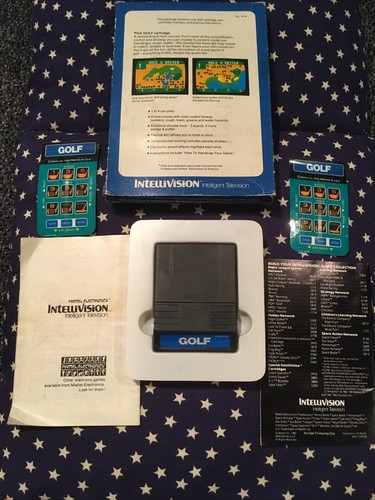 Intellivision PGA GOLF 1980 Vintage Video Game CIB Comes In BOX 100% Complete! - Picture 2 of 3