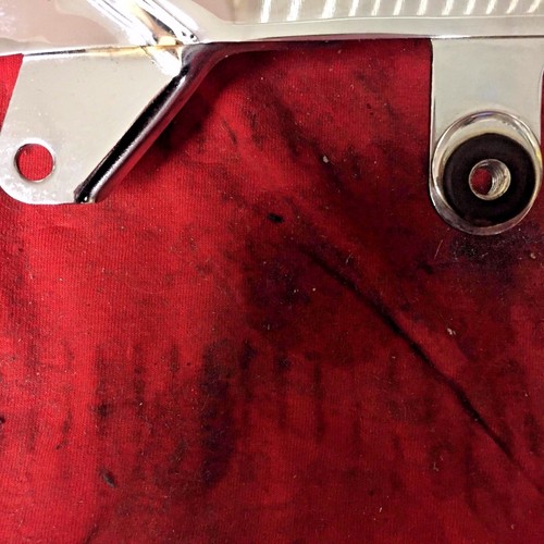 HARLEY DAVIDSON STYLE CHROME BELT GUARD BY V-TWIN - 20-0241 2000 & LATER FX/FLST - Picture 2 of 5