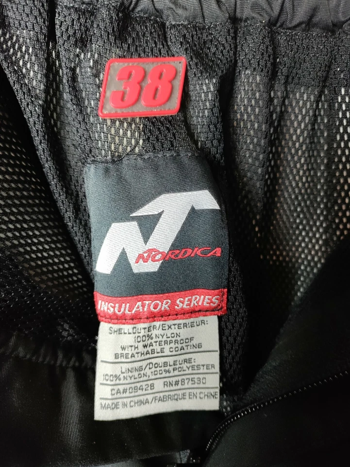 Мужские изолированные лыжные штаны Nordica серии Insulator размер 38 для сноуборда черные - Изображение 3 из 4