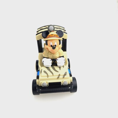 Disney Parks Mickey Mouse Safari Truck Toy Animal King No Remote