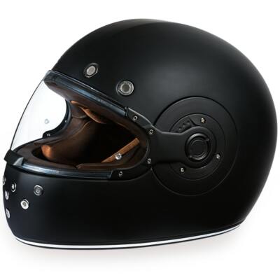 Daytona Helmets DOT Approved Rider Helmet Dull Black Accents Motorcycle Helmet